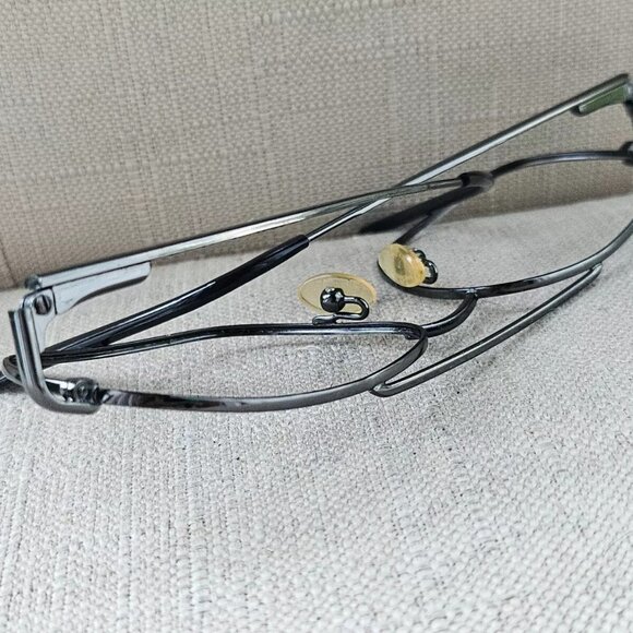 Timberland Men Eyeglasses/Sunglasses Frame Dark Gunmetal Tone Metal Glasses - Picture 4 of 12